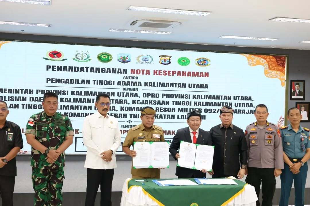 Lindungi Perempuan dan Anak Pasca Perceraian, Kaltara Teken MoU