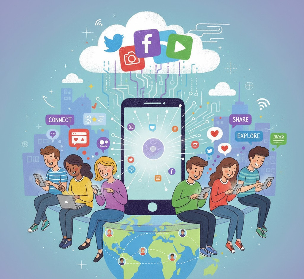 Penggunaan Media Sosial di Kalangan Generasi Z: Antara Koneksi dan Tantangan