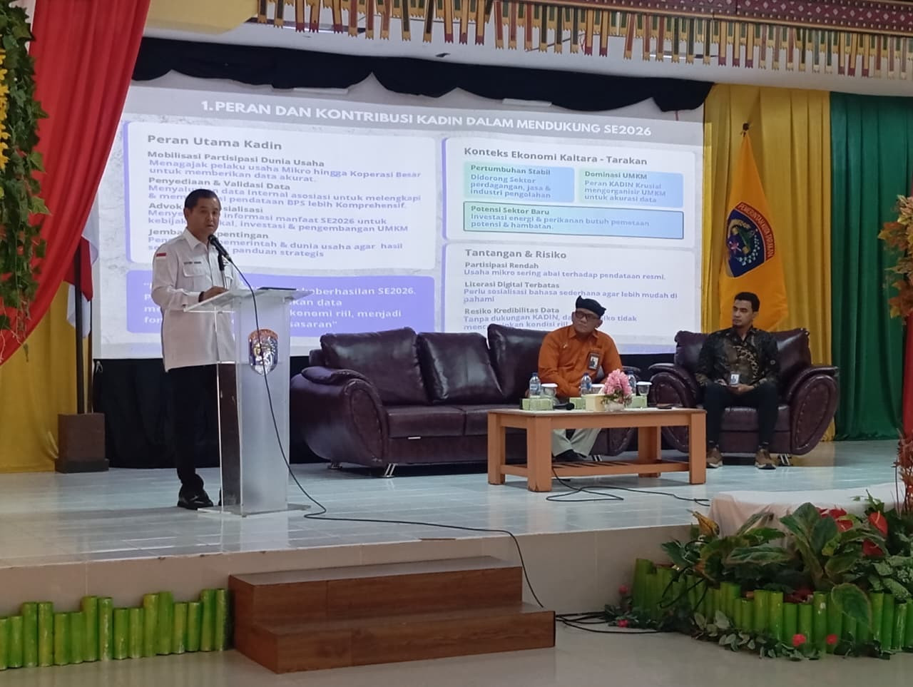 BPS Tarakan: Sinergi Awal Menuju Sensus Ekonomi 2026 dengan Narasumber Ketua KADIN Tarakan