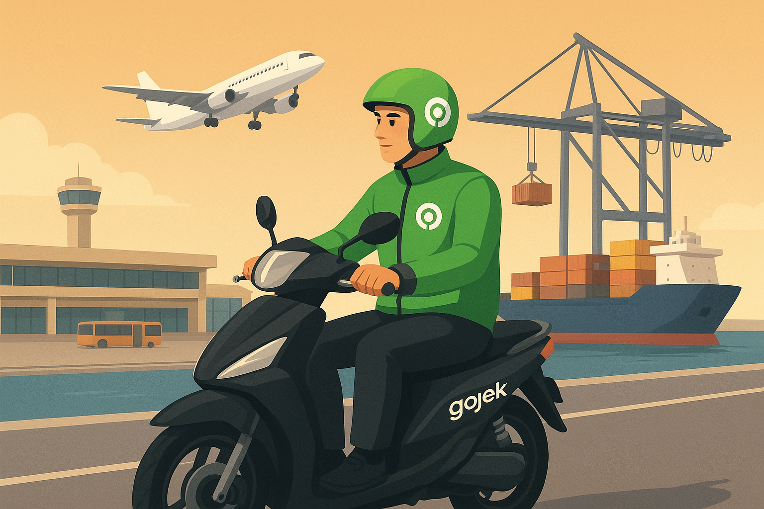 Ojol Tarakan Segera Diizinkan Masuk Bandara dan Pelabuhan, Pemkot Tunggu Syarat dari Operator