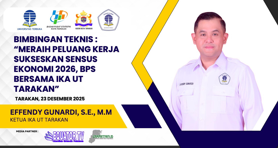 IKA UT Tarakan–BPS Dorong Alumni Terlibat Aktif di Sensus Ekonomi 2026